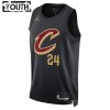 Dres Cleveland Cavaliers Lauri Markkanen 24 Jordan 2022-23 Statement Edition Crno Swingman - Dječji